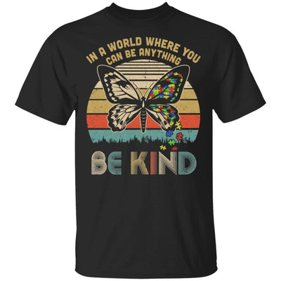 In A World Where You Can Be Anything Be Kind Butterfly-T-Shirt & Hoodie-Classic T-Shirt-Black