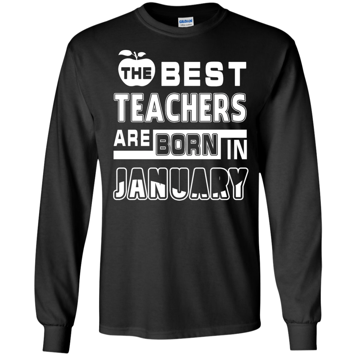 The Best Teachers Are Born In February-T-Shirt & Hoodie-Long Sleeve T-Shirt-Black