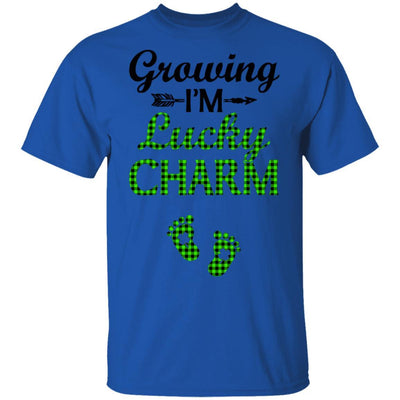 Pregnancy Announcement Gift Funny St Patricks Day Pregnant-T-Shirt & Hoodie-Classic T-Shirt-Royal