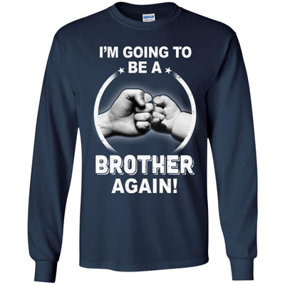 I'm Going To Be A Brother Again New Brother Youth-Youth Shirt-Youth Long Sleeve T-Shirt-Navy
