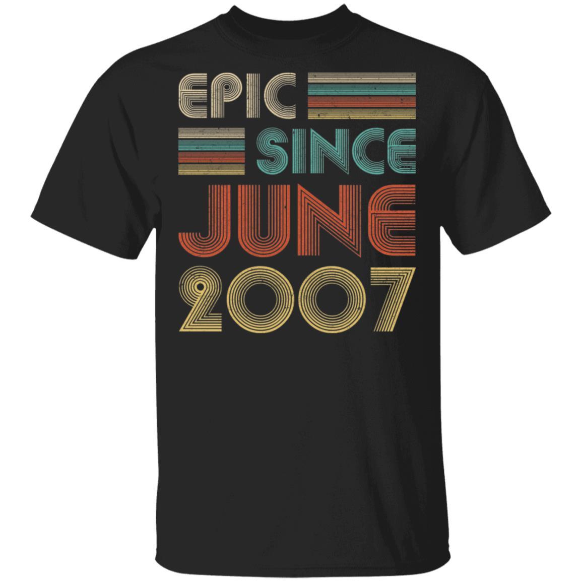 Epic Since June 2007 Vintage 15th Birthday Gifts