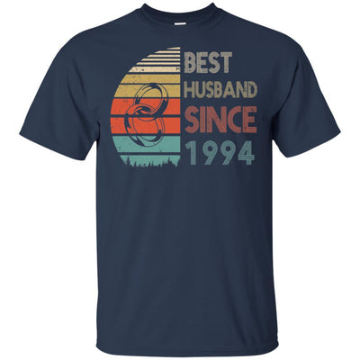 27th Wedding Anniversary Gifts Best Husband Since 1994-T-Shirt & Hoodie-Classic T-Shirt-Navy