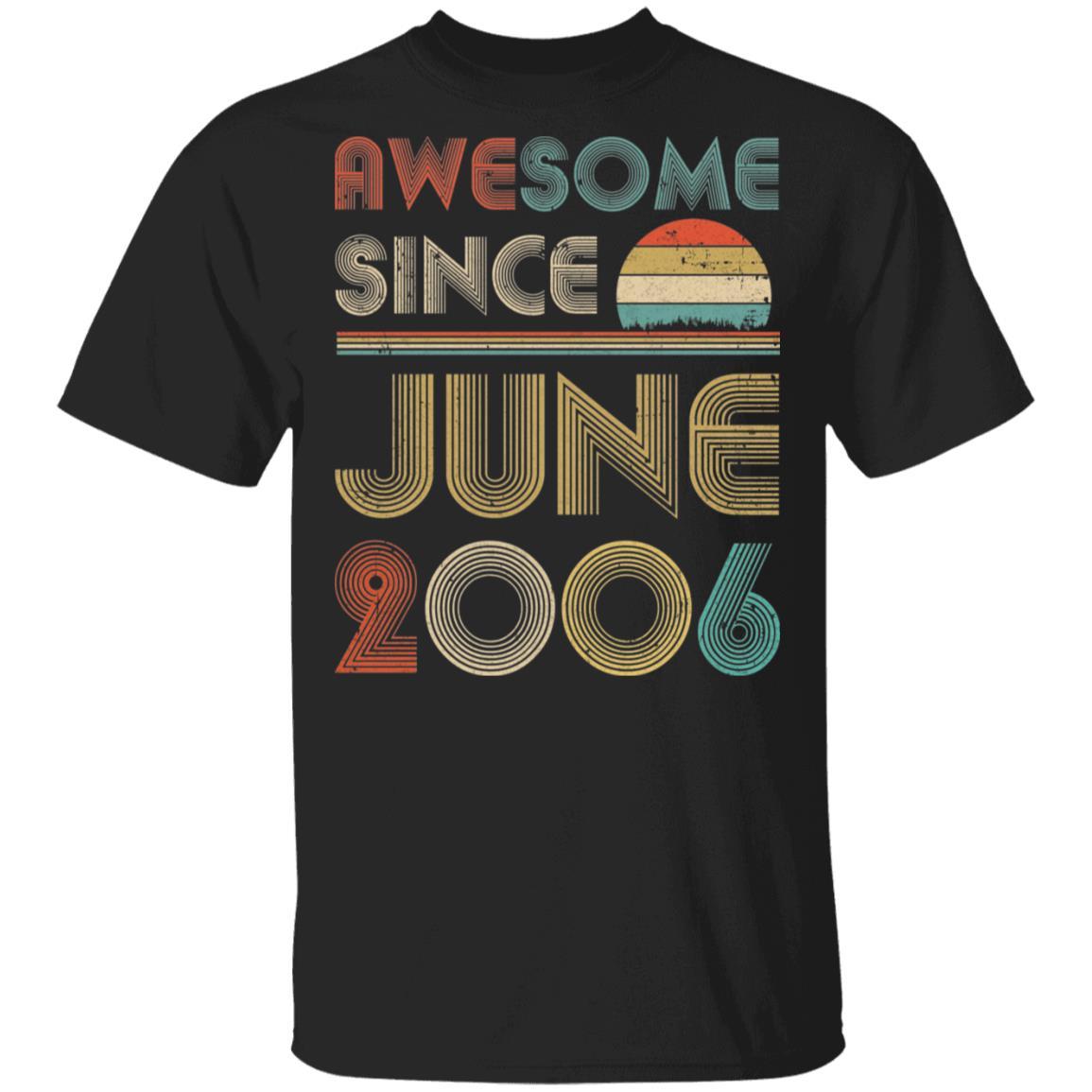Awesome Since June 2006 Vintage 16th Birthday Gifts