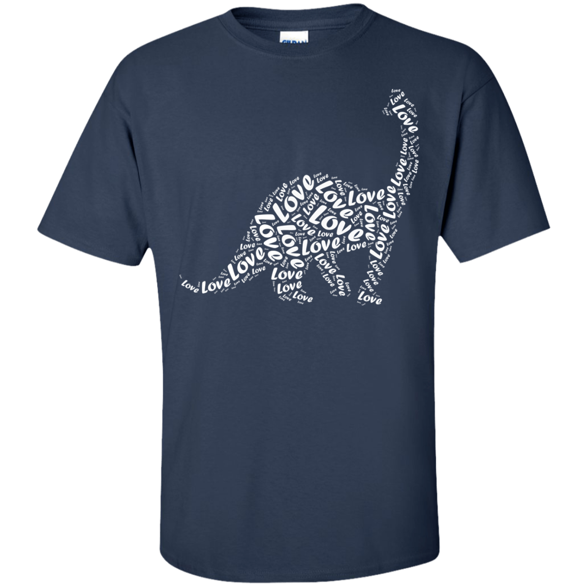 I Love Dinosaur-T-Shirt & Hoodie-Classic T-Shirt-Navy