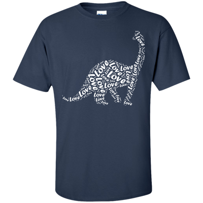 I Love Dinosaur-T-Shirt & Hoodie-Classic T-Shirt-Navy