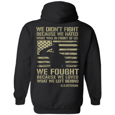 US Veteran Affairs-T-Shirt & Hoodie-Pullover Hoodie-Black
