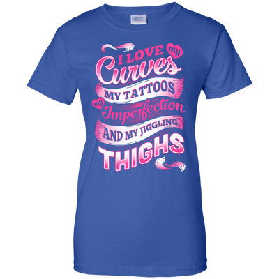 I Love My Curves My Tattoos My Imperfections-T-Shirt & Hoodie-Women's T-Shirt-Royal
