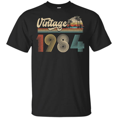 37th Birthday Gift Vintage 1984 Classic-T-Shirt & Hoodie-Classic T-Shirt-Black