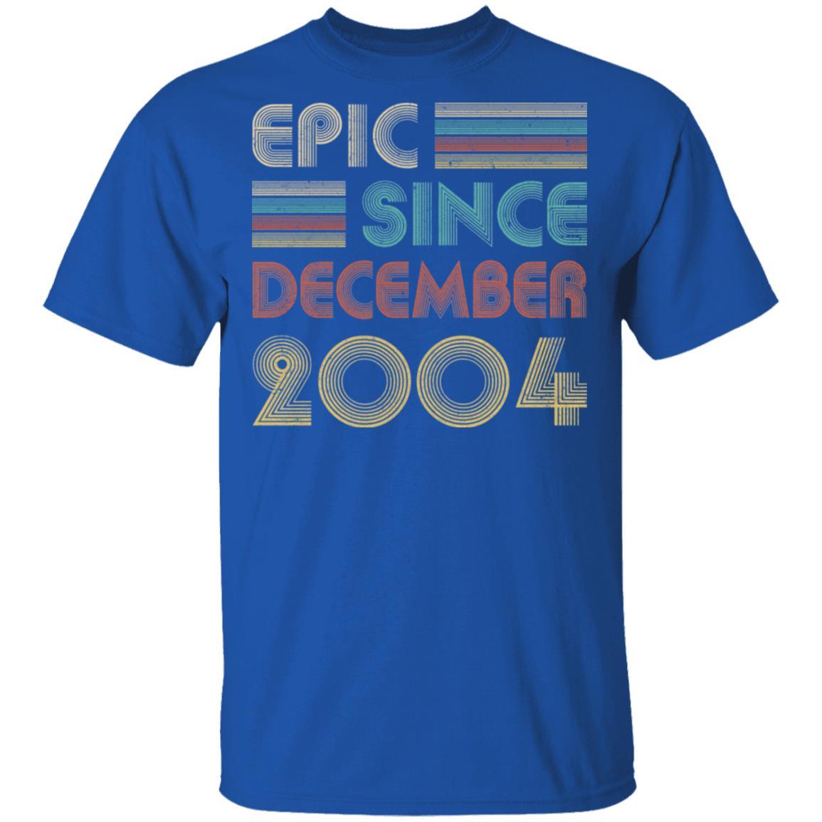 Epic Since December 2004 Vintage 17th Birthday Gifts-T-Shirt & Hoodie-Classic T-Shirt-Royal