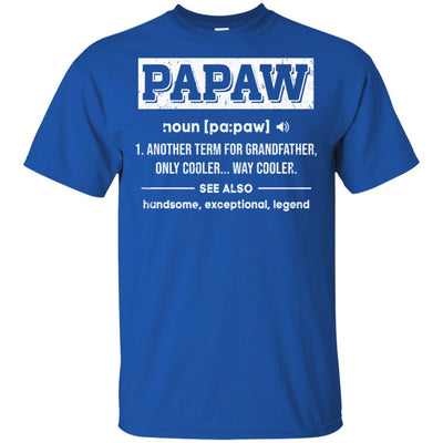 PaPaw Gifts Grandpa Definition Fathers Day-T-Shirt & Hoodie-Classic T-Shirt-Royal