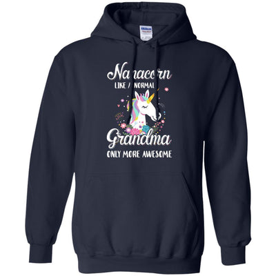 Nanacorn Like A Normal Nana Only More Awesome-T-Shirt & Hoodie-Pullover Hoodie-Navy