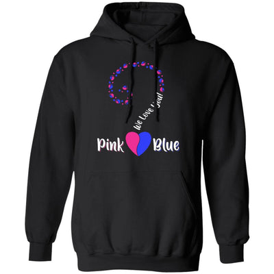 Gender Reveal Party Question Mark with Baby Feet and Heart-T-Shirt & Tank Top-Pullover Hoodie-Black