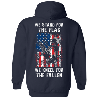 We Stand For The Flag-T-Shirt & Hoodie-Pullover Hoodie-Navy