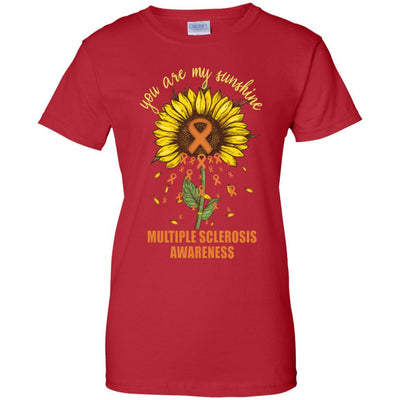 You Are My Sunshine Multiple Sclerosis Awareness-T-Shirt & Hoodie-Women's T-Shirt-Red