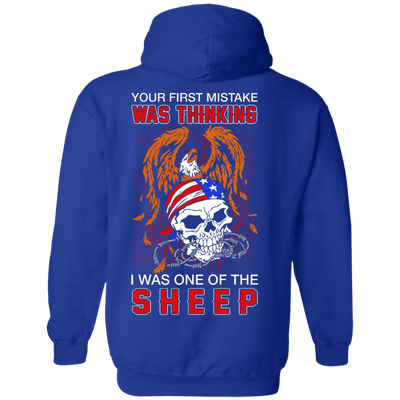 Your First Mistake Was Thinking I Was One Of The Sheep-T-Shirt & Hoodie-Pullover Hoodie-Royal