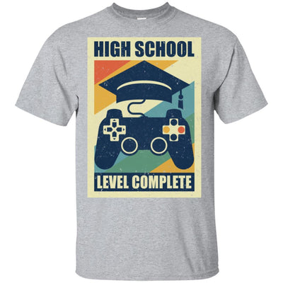High School Graduation Video Game Gamer Gifts-T-Shirt & Hoodie-Classic T-Shirt-Sport Grey