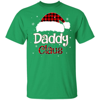 Santa Daddy Claus Red Plaid Family Pajamas Christmas Gift-T-Shirt & Sweatshirt-Classic T-Shirt-Irish Green