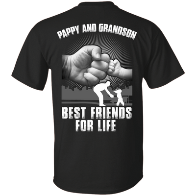 Pappy And Grandson Best Friends For Life-T-Shirt & Hoodie-Classic T-Shirt-Black