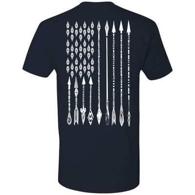 Archery Arrow Flag-T-Shirt & Hoodie-Premium T-Shirt-Midnight Navy