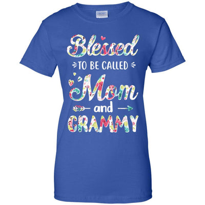 Mothers Day Gifts Blessed To Be Called Mom And Grammy-T-Shirt & Hoodie-Women's T-Shirt-Royal