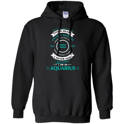 I'm An Aquarius-T-Shirt & Hoodie-Pullover Hoodie-Black