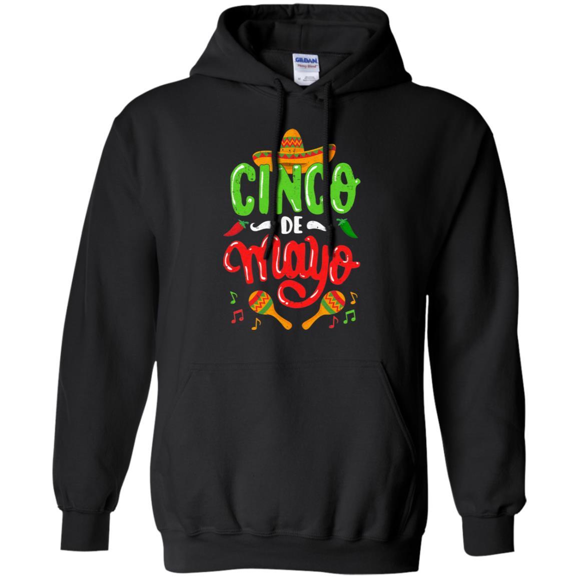 Cinco De Mayo Mexico-T-Shirt & Hoodie-Pullover Hoodie-Black