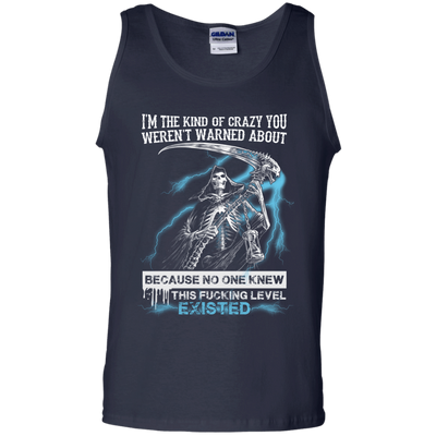 I'm The Kind Of Crazy You Weren't Warned About-T-Shirt & Hoodie-Unisex Tank-Navy