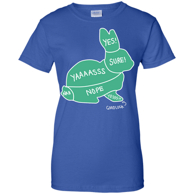 Proper way to pet a Rabbit lover-T-Shirt & Hoodie-Women's T-Shirt-Royal