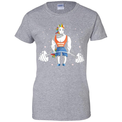 Unicorn Weightlifting Funny Workout Fitness Gym-T-Shirt & Tank Top-Women's T-Shirt-Sport Grey