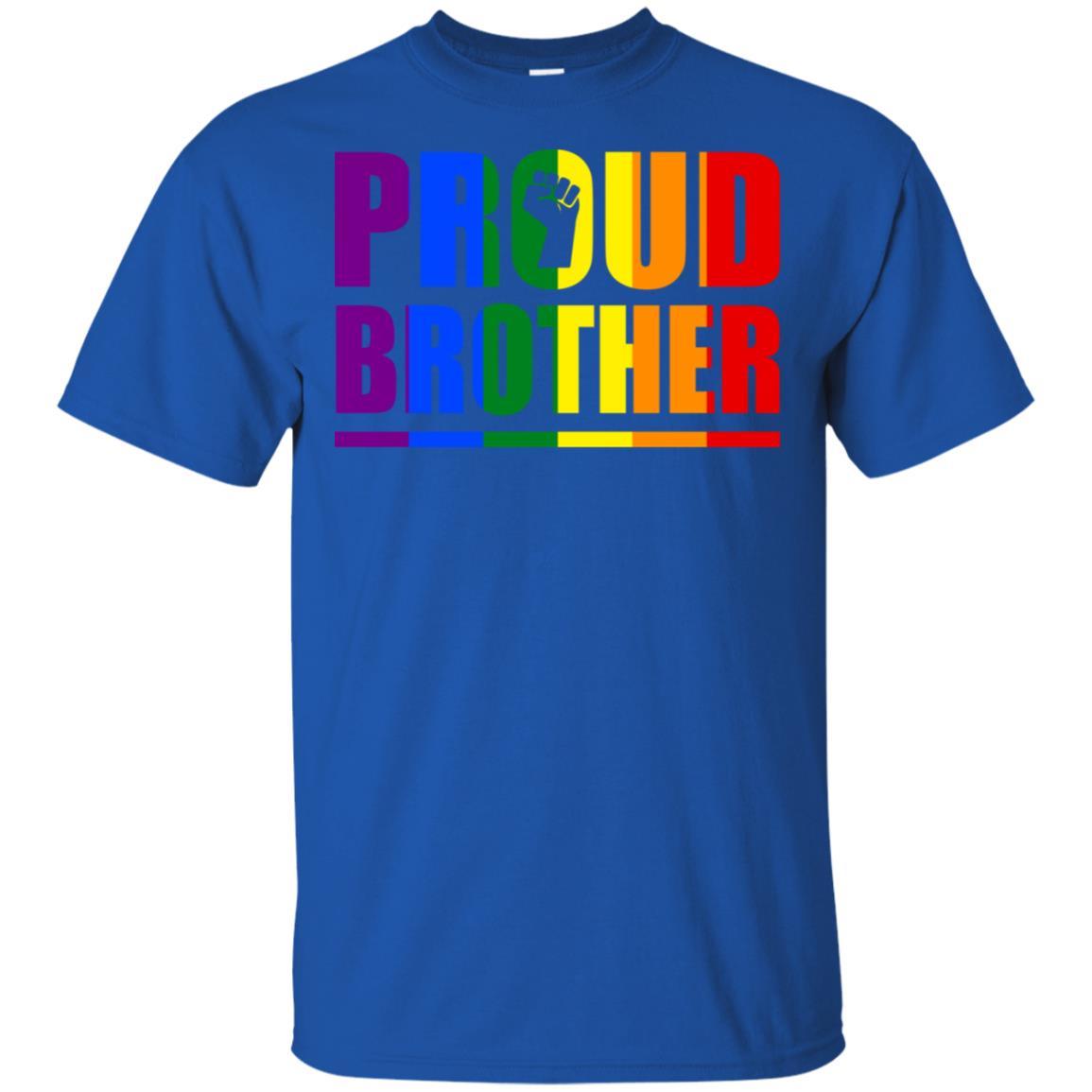Proud Brother Gay Pride Month LGBT-T-Shirt & Hoodie-Classic T-Shirt-Royal