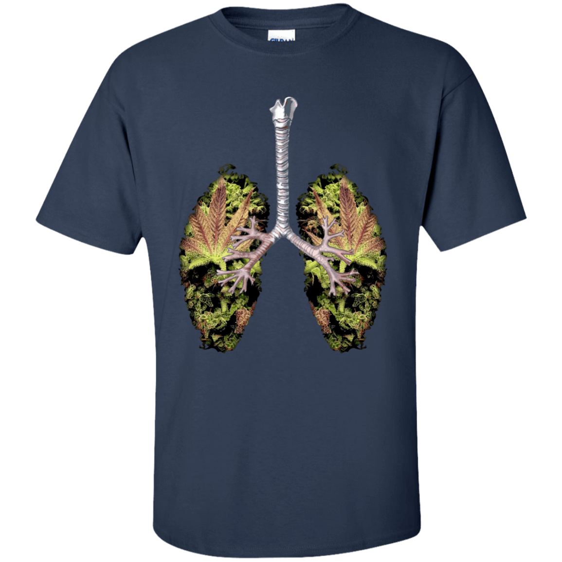 My Weed Lungs-T-Shirt & Hoodie-Classic T-Shirt-Navy