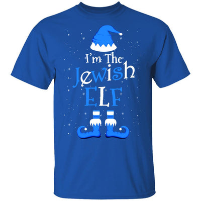 Jewish Elf Funny Elf Hanukkah Jewish Chanukah-T-Shirt & Sweatshirt-Classic T-Shirt-Royal