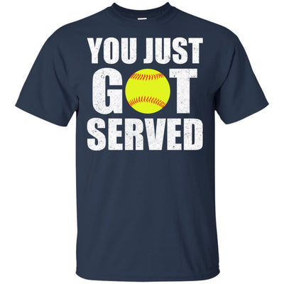 You Just Got Served Gifts For Softball Lovers-T-Shirt & Hoodie-Classic T-Shirt-Navy