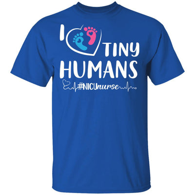 I Love Tiny Humans Nicu Nurse Nursing-T-Shirt & Tank Top-Classic T-Shirt-Royal