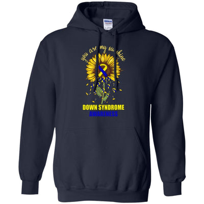 You Are My Sunshine Down Syndrome Awareness-T-Shirt & Hoodie-Pullover Hoodie-Navy