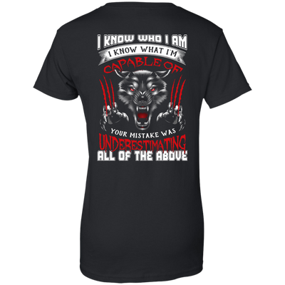 I Know who I Am I Know What I'm Capable-T-Shirt & Hoodie-Women's T-Shirt-Black