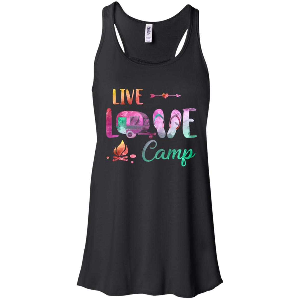 Live Love Camp Car Flip Flops Camping Gifts