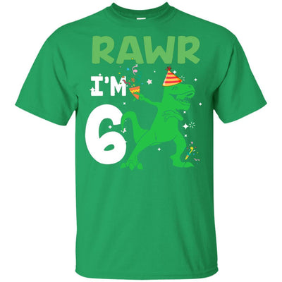 Rawr I'm 8 Birthday Gifts 2013 Dinosaur For Boys Youth-Youth Shirt-Youth T-Shirt-Irish Green