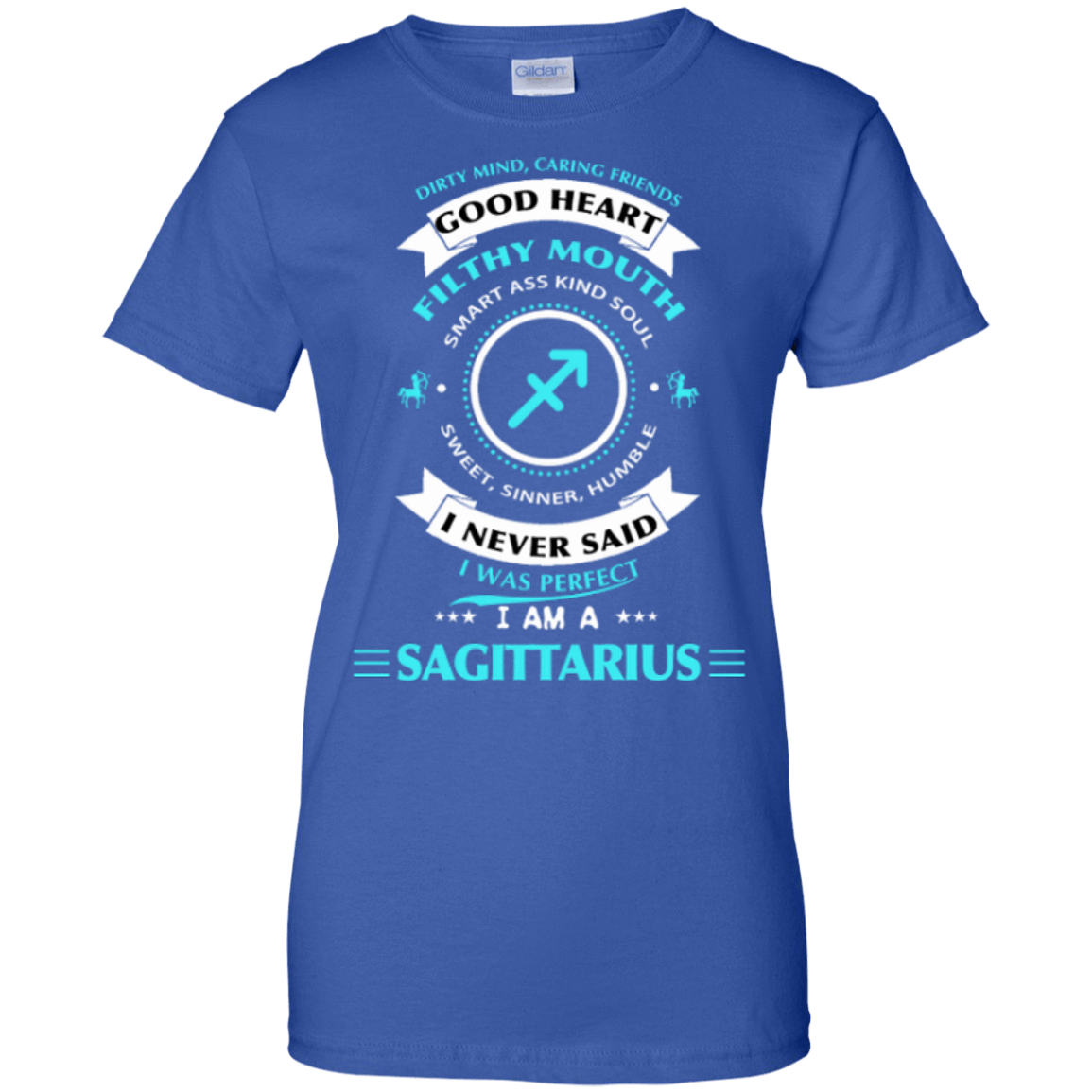 I'm A Sagittarius-T-Shirt & Hoodie-Women's T-Shirt-Royal