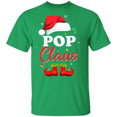 Santa Pop Claus Matching Family Pajamas Christmas Gifts-T-Shirt & Sweatshirt-Classic T-Shirt-Irish Green
