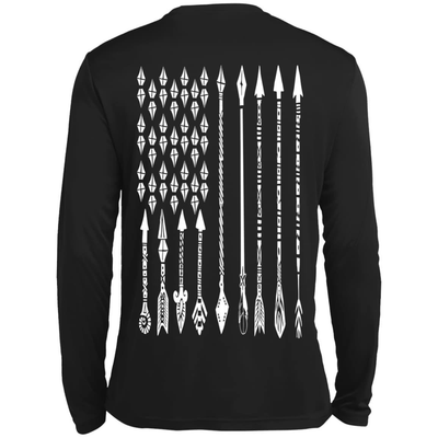 Archery Arrow Flag-T-Shirt & Hoodie-Long Sleeve T-Shirt-Black