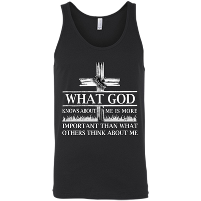 What God Knows About Me Is More Important-T-Shirt & Hoodie-Unisex Tank-Black