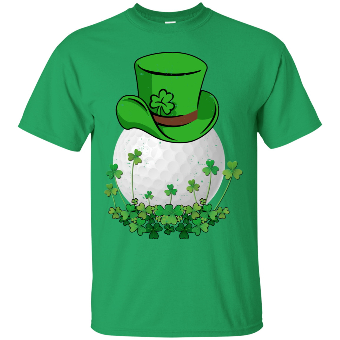 Shamrock Golf Leprechaun St Patricks Day-T-Shirt & Hoodie-Classic T-Shirt-Irish Green