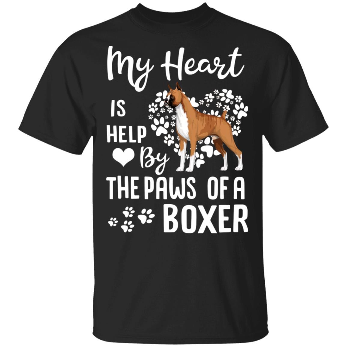 My Heart Is Held By The Paws Of A Boxer Lover