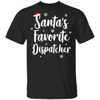 Santa's Favorite Dispatcher Perfect Christmas Gift-T-Shirt & Sweatshirt-Classic T-Shirt-Black