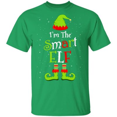 I'm The Smart Elf Family Matching Funny Christmas Group Gift-T-Shirt & Sweatshirt-Classic T-Shirt-Irish Green