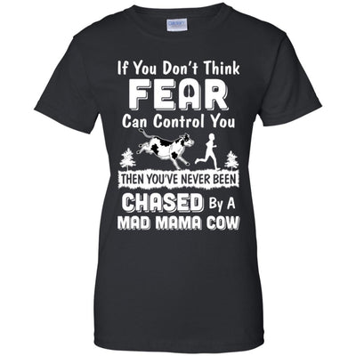 If You Don't Fear Think Can Control You Mama Cow Lover-T-Shirt & Hoodie-Women's T-Shirt-Black