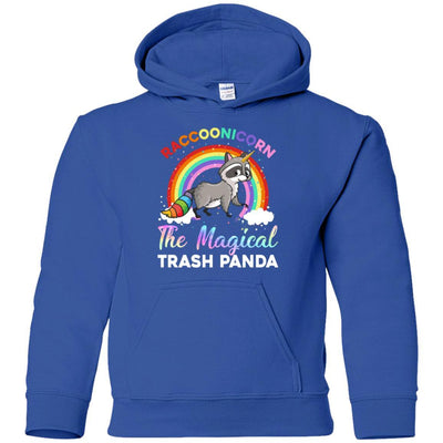 Racoonicorn Raccoon Unicorn Trash Panda For Kid Girls Youth-Youth Shirt-Youth Pullover Hoodie-Royal