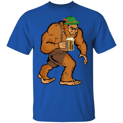 German Bigfoot Drinking Beer Funny Oktoberfest 2019-T-Shirt & Hoodie-Classic T-Shirt-Royal