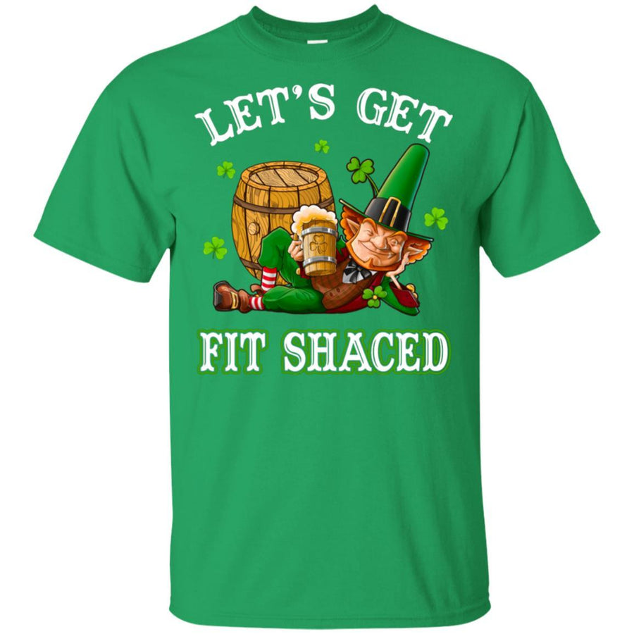 Let's Get Fit Shaced Leprechaun St Patricks Day Gift-T-Shirt & Hoodie-Classic T-Shirt-Irish Green